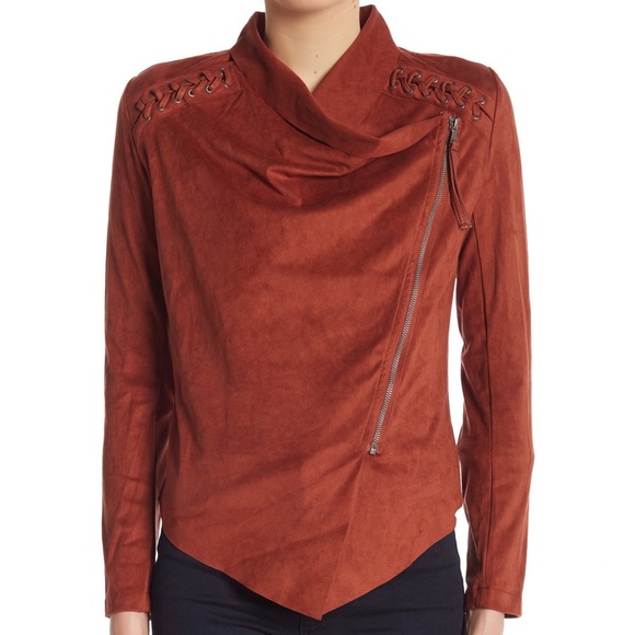 ‼️SALE‼️ VIGOSS Rust Suede Jacket - Picture 6 of 7